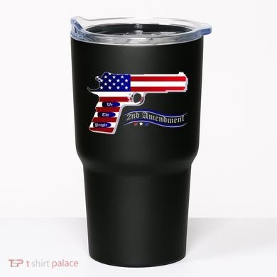 Second Amendment Support Hand Gun Tumbler