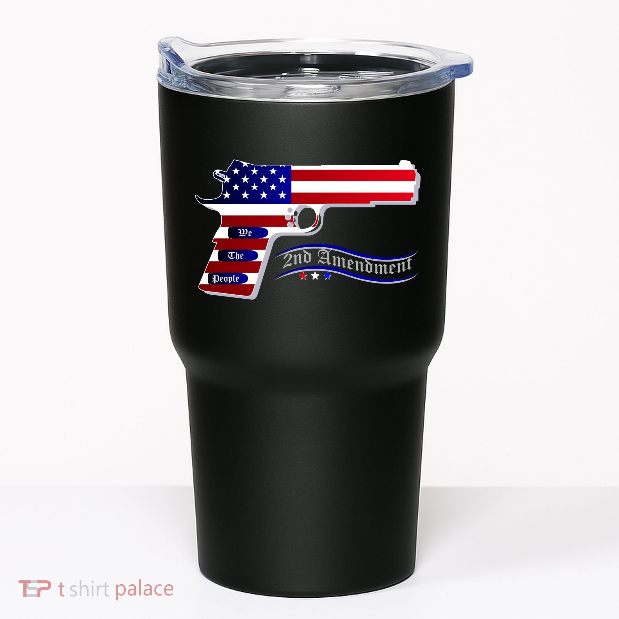 Second Amendment Support Hand Gun Tumbler
