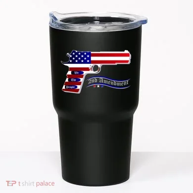 Second Amendment Support Hand Gun Tumbler