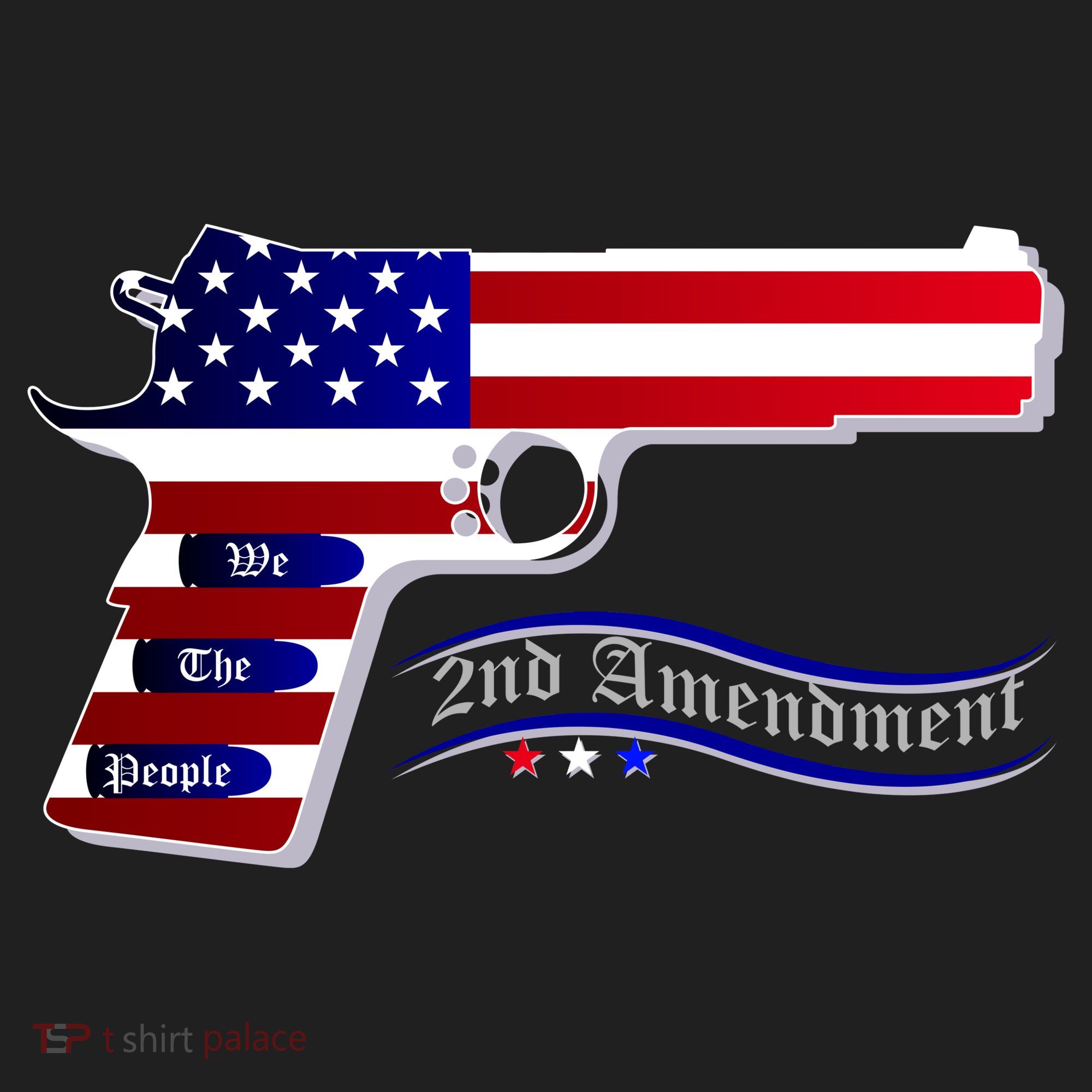 Second Amendment Support Hand Gun Tumbler