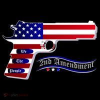 Second Amendment Support Hand Gun Kids Long Sleeve Shirt thumb 2