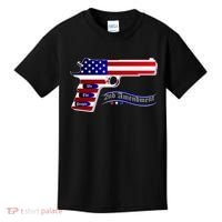Second Amendment Support Hand Gun Kids T-Shirt thumb 0