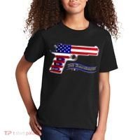Second Amendment Support Hand Gun Kids T-Shirt thumb 2
