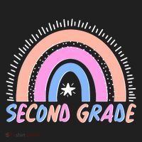 Second Grade Pastel Rainbow Women's Sweatshirt thumb 2
