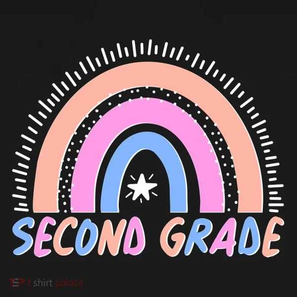 Second Grade Pastel Rainbow Doggie Tank