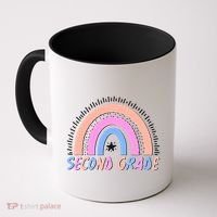 Second Grade Pastel Rainbow Coffee Mug thumb 0