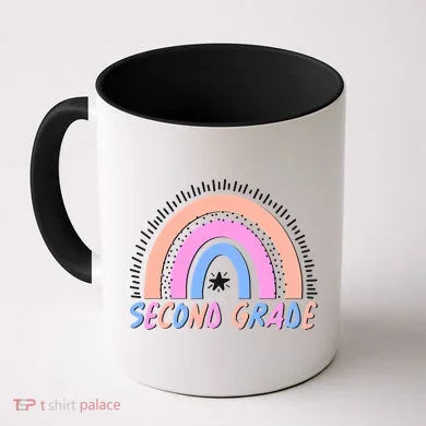 Second Grade Pastel Rainbow Coffee Mug
