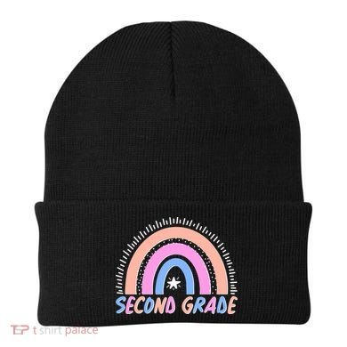 Second Grade Pastel Rainbow Beanie