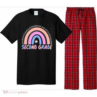 Second Grade Pastel Rainbow Pajama Set