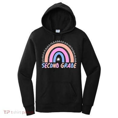 Second Grade Pastel Rainbow Women's Hoodie