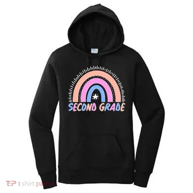 Second Grade Pastel Rainbow Women's Hoodie
