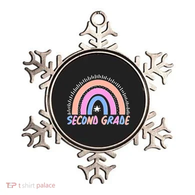 Second Grade Pastel Rainbow Ornament