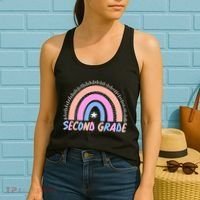 Second Grade Pastel Rainbow Women's Tank Top thumb 2