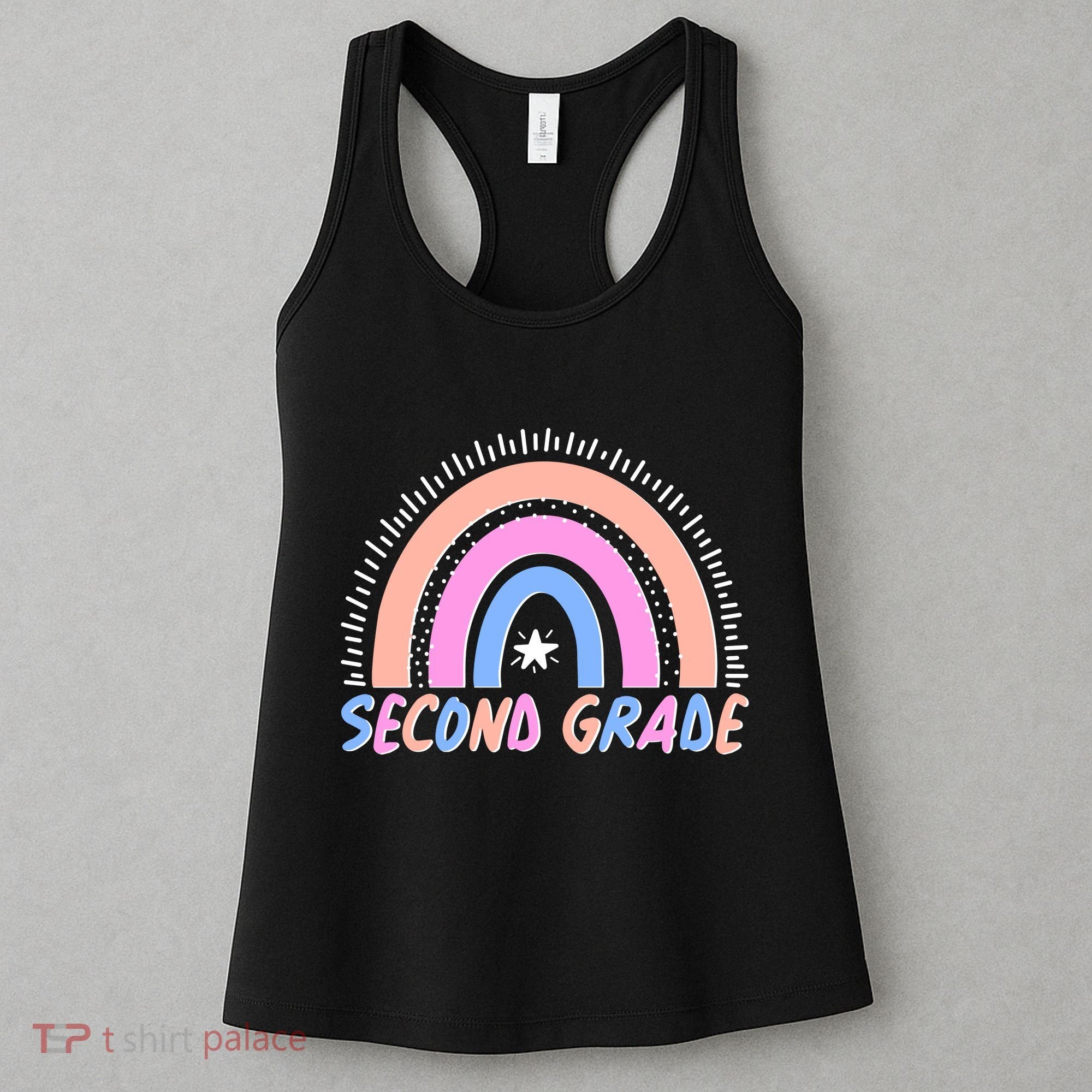 Second Grade Pastel Rainbow Women's Tank Top