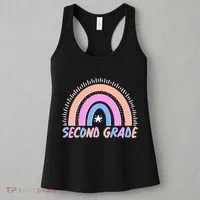 Second Grade Pastel Rainbow Women's Tank Top thumb 3