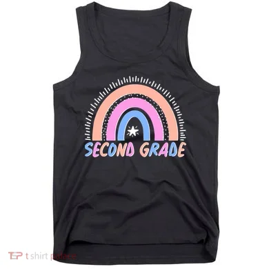 Second Grade Pastel Rainbow Tank Top
