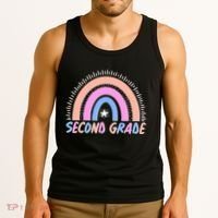 Second Grade Pastel Rainbow Tank Top thumb 3