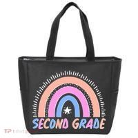 Second Grade Pastel Rainbow Tote Bag thumb 0