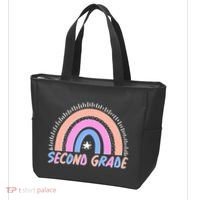 Second Grade Pastel Rainbow Tote Bag thumb 3