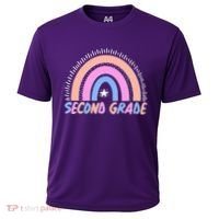 Second Grade Pastel Rainbow Cooling Performance Crew T-Shirt thumb 0