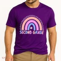Second Grade Pastel Rainbow Cooling Performance Crew T-Shirt thumb 2
