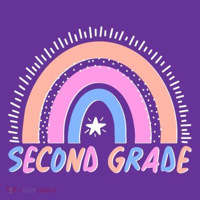 Second Grade Pastel Rainbow Cooling Performance Crew T-Shirt