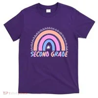 Second Grade Pastel Rainbow T-Shirt thumb 0