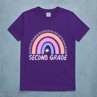 Second Grade Pastel Rainbow T-Shirt thumb 5