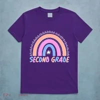 Second Grade Pastel Rainbow T-Shirt thumb 5
