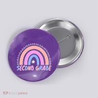 Second Grade Pastel Rainbow Button thumb 0