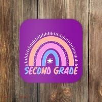 Second Grade Pastel Rainbow Coaster thumb 0
