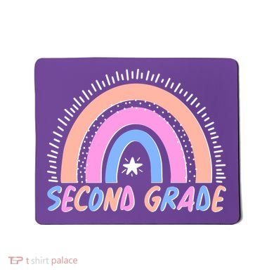 Second Grade Pastel Rainbow Mousepad