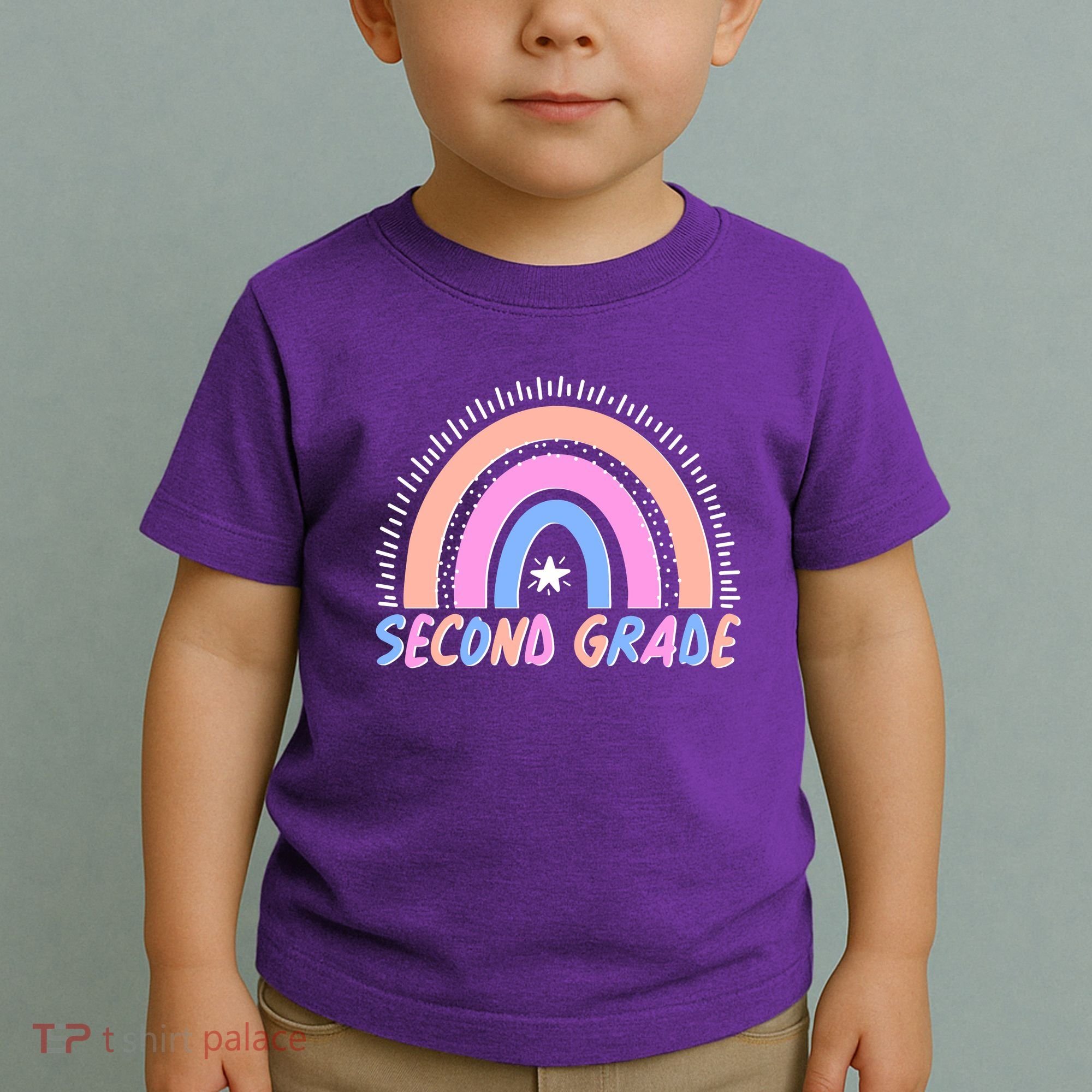 Second Grade Pastel Rainbow Toddler T-Shirt