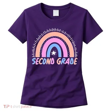 Second Grade Pastel Rainbow Women's T-Shirt