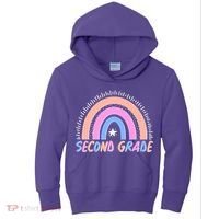 Second Grade Pastel Rainbow Kids Hoodie thumb 0