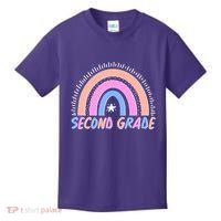 Second Grade Pastel Rainbow Kids T-Shirt thumb 0
