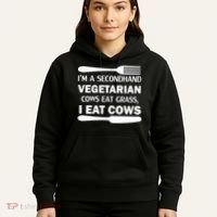 Secondhand Vegetarian Cows Eat Grass Hoodie thumb 5