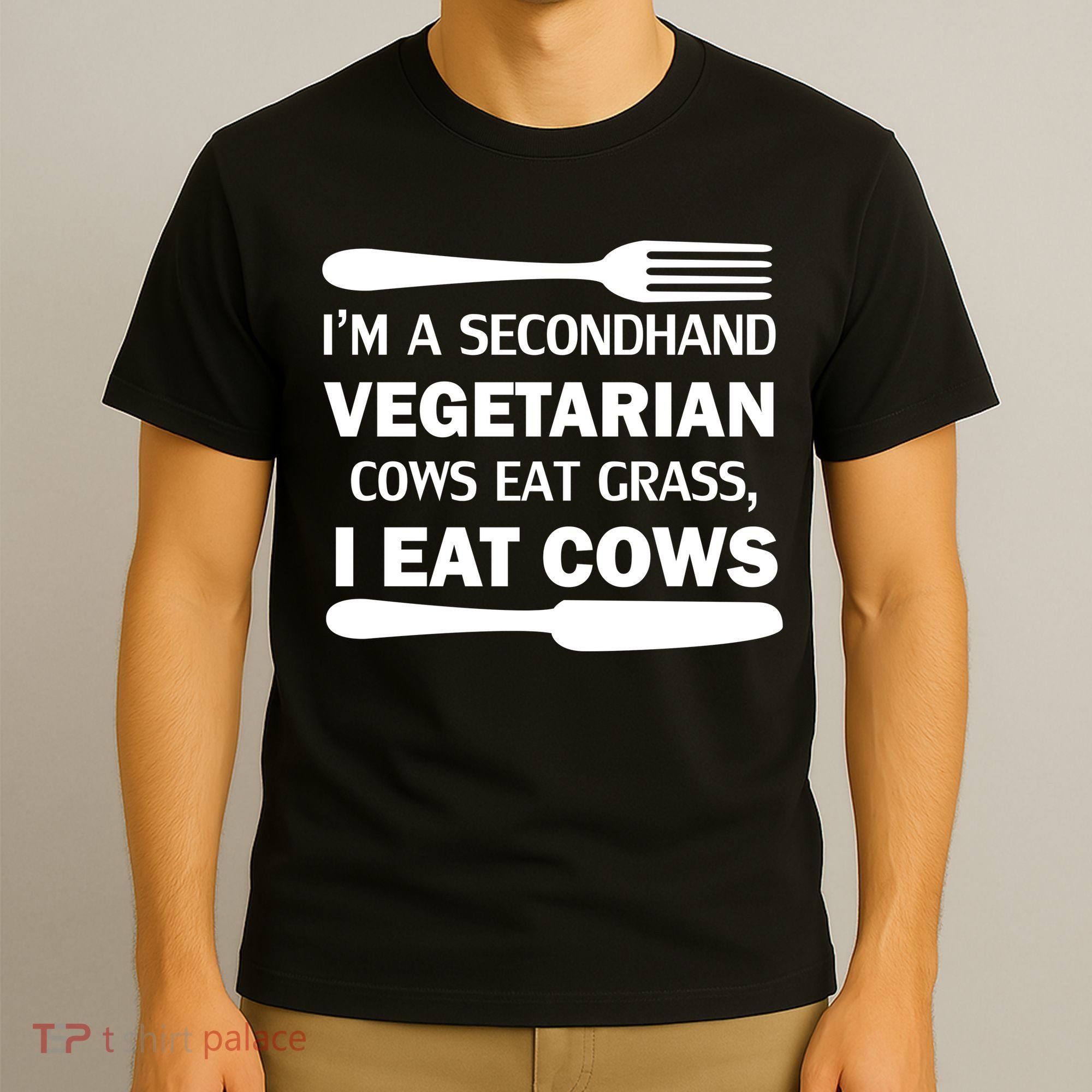 Secondhand Vegetarian Cows Eat Grass T-Shirt