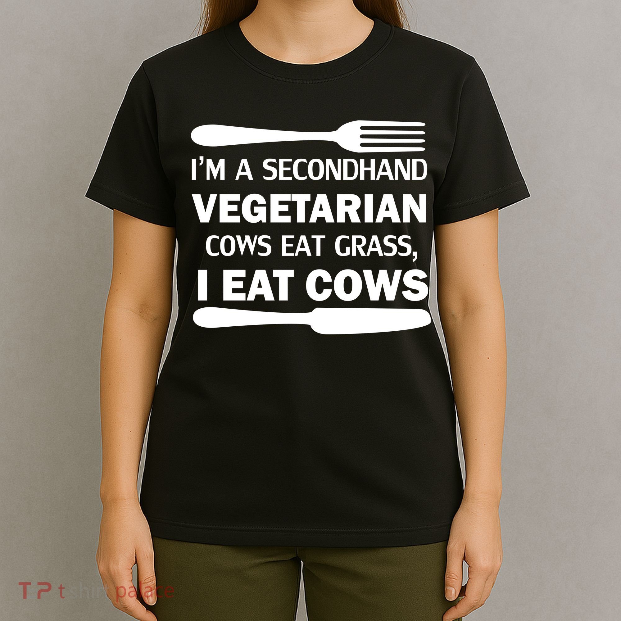 Secondhand Vegetarian Cows Eat Grass T-Shirt