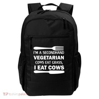 Secondhand Vegetarian Cows Eat Grass Backpack