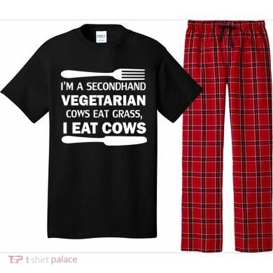 Secondhand Vegetarian Cows Eat Grass Pajama Set