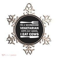 Secondhand Vegetarian Cows Eat Grass Ornament thumb 0