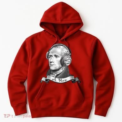 Secretary Alexander Hamilton A. Ham Headphones Hoodie