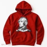 Secretary Alexander Hamilton A. Ham Headphones Hoodie thumb 0