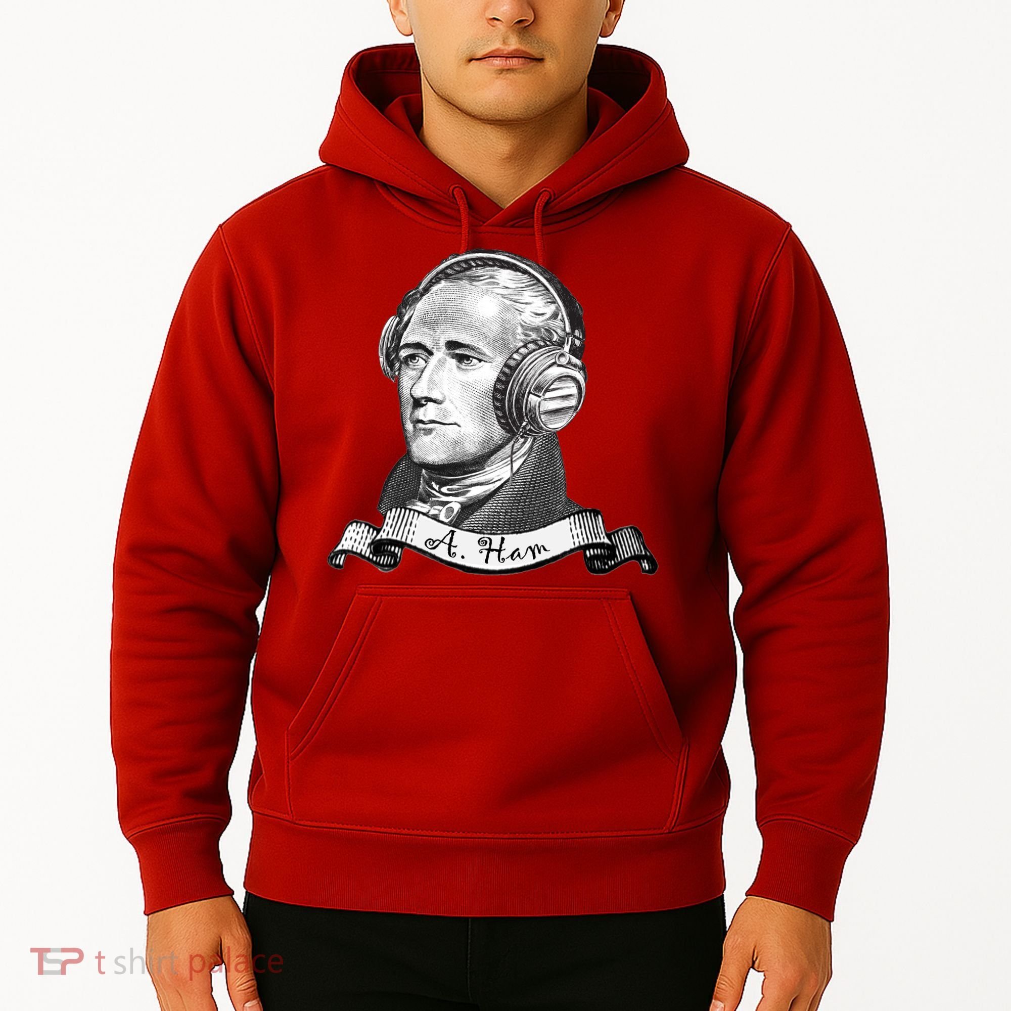 Secretary Alexander Hamilton A. Ham Headphones Hoodie