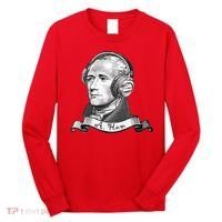 Secretary Alexander Hamilton A. Ham Headphones Long Sleeve Shirt thumb 0