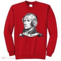 Secretary Alexander Hamilton A. Ham Headphones Sweatshirt thumb 0