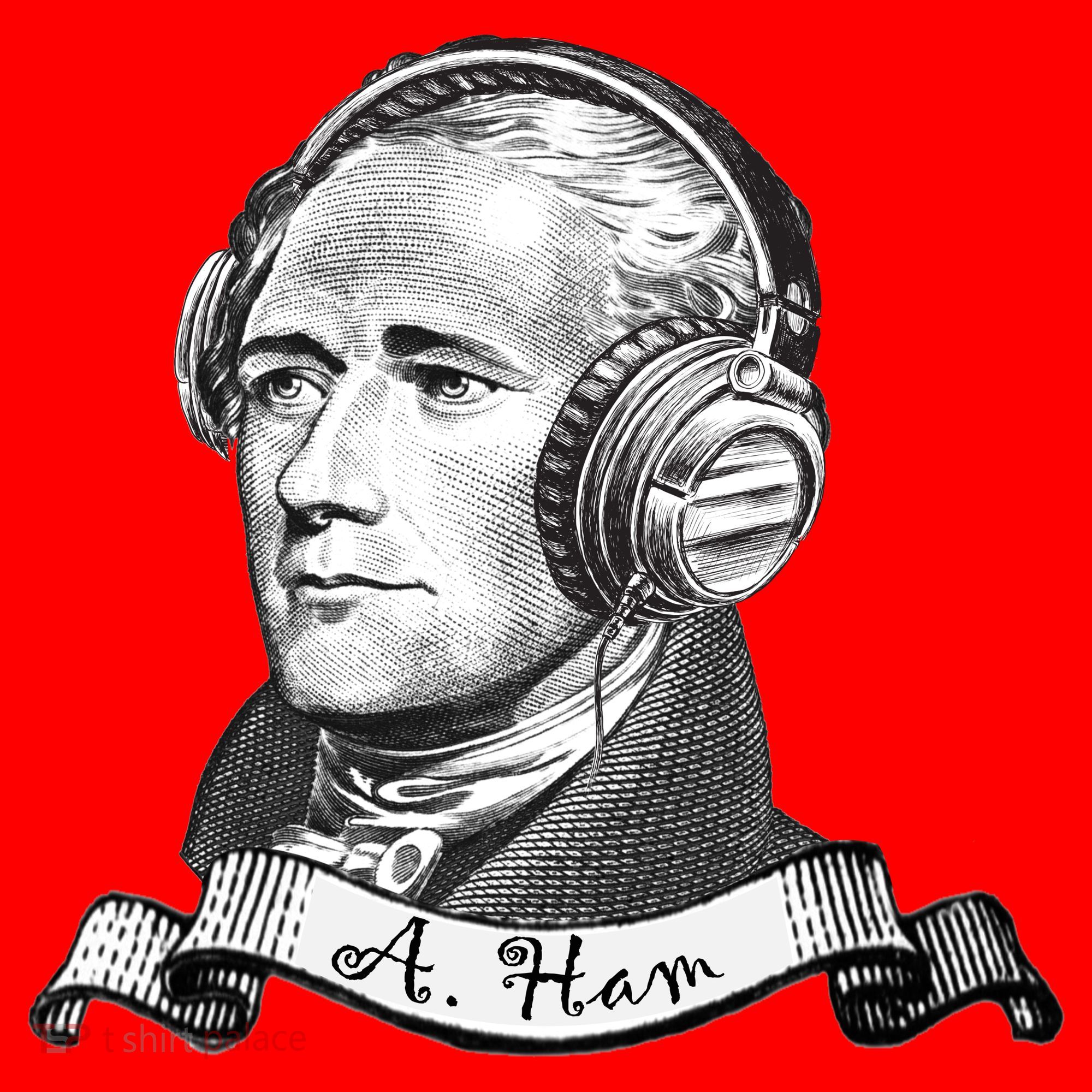 Secretary Alexander Hamilton A. Ham Headphones Sweatshirt