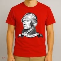 Secretary Alexander Hamilton A. Ham Headphones T-Shirt thumb 3