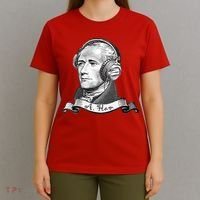 Secretary Alexander Hamilton A. Ham Headphones T-Shirt thumb 4